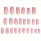 Press-On Nail Kit Floral Peel & Press