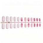 Press-On Nail Kit Floral & Polka Dot Long-Lasting Adhesive