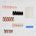 Press-On Nail Kit Floral & Textured Designs Easy Application