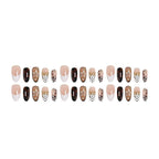 Press-On Nail Kit Floral & Textured Designs Easy Application