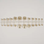 Press-On Nail Kit Glitter Accents Adhesive Backing Multiple Sizes