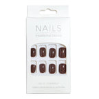 Press-On Nail Kit Glitter Finish Set of 24