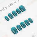 Press-On Nail Kit Glossy Short Adhesive Tabs