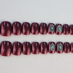 Press-On Nail Kit Glue-On Intricate Designs