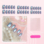 Press-On Nail Kit Iridescent Peel & Stick Multiple Sizes