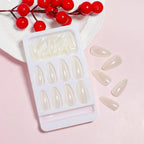 Press-On Nail Kit Natural Finish Set of 24
