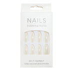 Press-On Nail Kit Natural Finish Set of 24