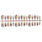 Press-On Nail Kit No-Glue & Reusable Floral Designs