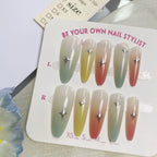 Press-On Nail Kit Ombre Gradient Starry Accents