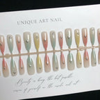 Press-On Nail Kit Ombre Gradient Starry Accents