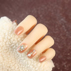 Press-On Nail Kit Peel-And-Press Reusable Rhinestone & Patterned