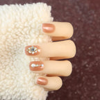 Press-On Nail Kit Peel-And-Press Reusable Rhinestone & Patterned