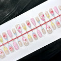 Press-On Nail Kit Peel & Stick Floral Designs