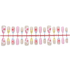 Press-On Nail Kit Peel & Stick Floral Designs