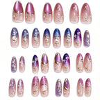 Press-On Nail Kit Reusable Celestial Star & Moon