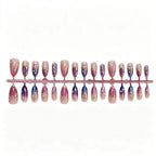 Press-On Nail Kit Reusable Celestial Star & Moon