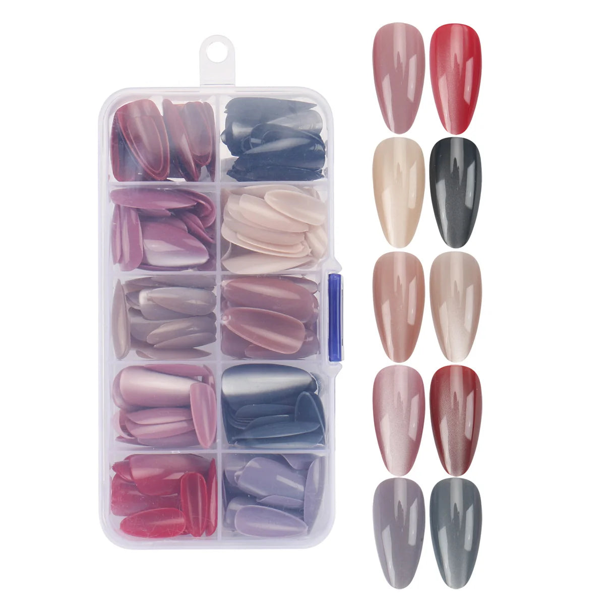Press-On Nail Kit Reusable Multi-Style Salon-Quality Finish
