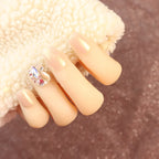 Press-On Nail Kit Rhinestone Embellished Reusable Multi-Size