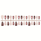Press-On Nail Kit Salon-Quality 30 Pieces & Jelly Glue