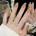 Press-On Nail Kit Salon-Quality No Glue Multiple Sizes