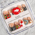Press-On Nail Kit Salon-Quality Reusable Designs