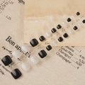 Press-On Nail Kit Sparkling Glitter & Multiple Sizes