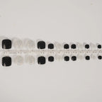 Press-On Nail Kit Sparkling Glitter & Multiple Sizes