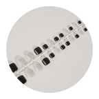Press-On Nail Kit Sparkling Glitter & Multiple Sizes