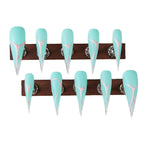Press-On Nail Kit Stiletto Comfort Fit Easy Application
