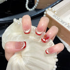 Press-On Nail Kit Vibrant Designs Easy Application Multiple Shapes
