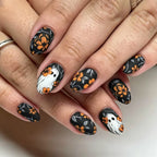 Press-On Nail Kit Vibrant Floral Easy Application
