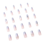 Press-On Nail Kit Yellow Natural Look 24 Pieces
