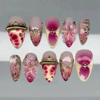 Press-On Nail Set 19 Unique Designs Peel & Stick