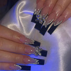 Press-On Nail Set 24-Piece 3D Embellished Reusable