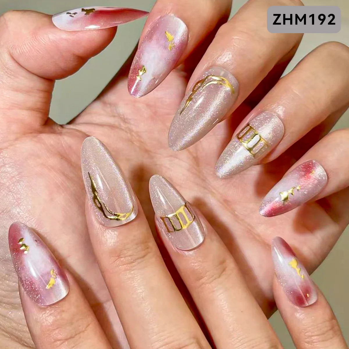 Press-On Nail Set 24-Piece Easy Application