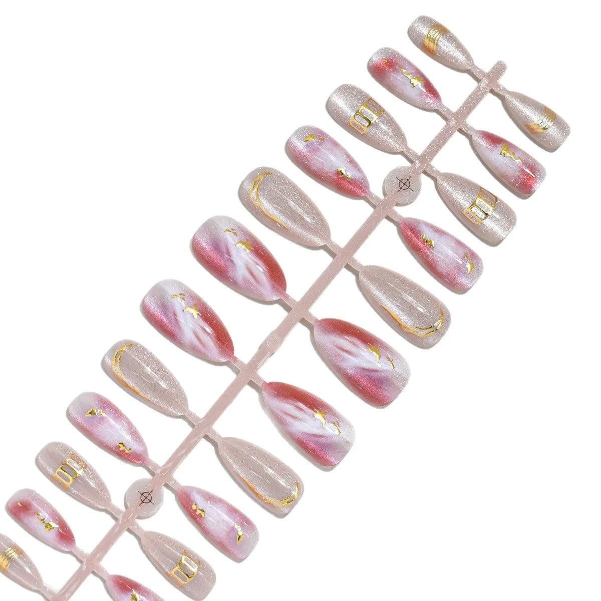 Press-On Nail Set 24-Piece Easy Application