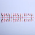 Press-On Nail Set 24-Piece Floral & Leopard