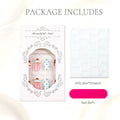Press-On Nail Set 24-Piece Jelly Glue & Nail File