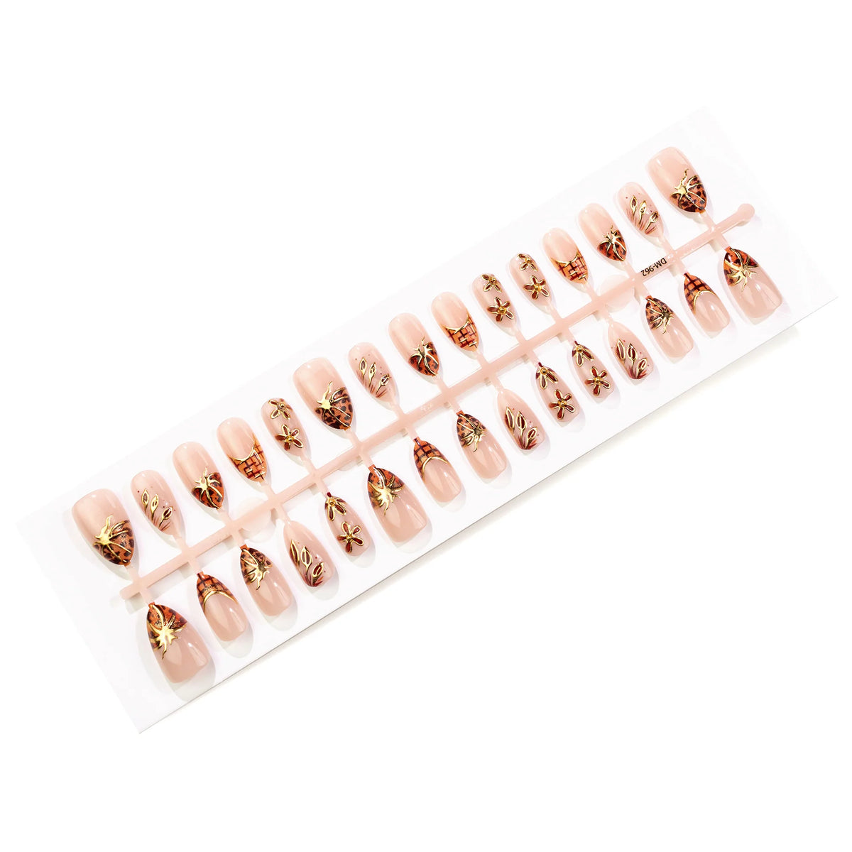Press-On Nail Set 24-Piece With Jelly Glue & File