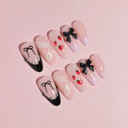 Press-On Nail Set 24 Pieces With Glue Comfortable Fit
