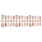 Press-On Nail Set 30-Piece Self-Adhesive Artistic Designs
