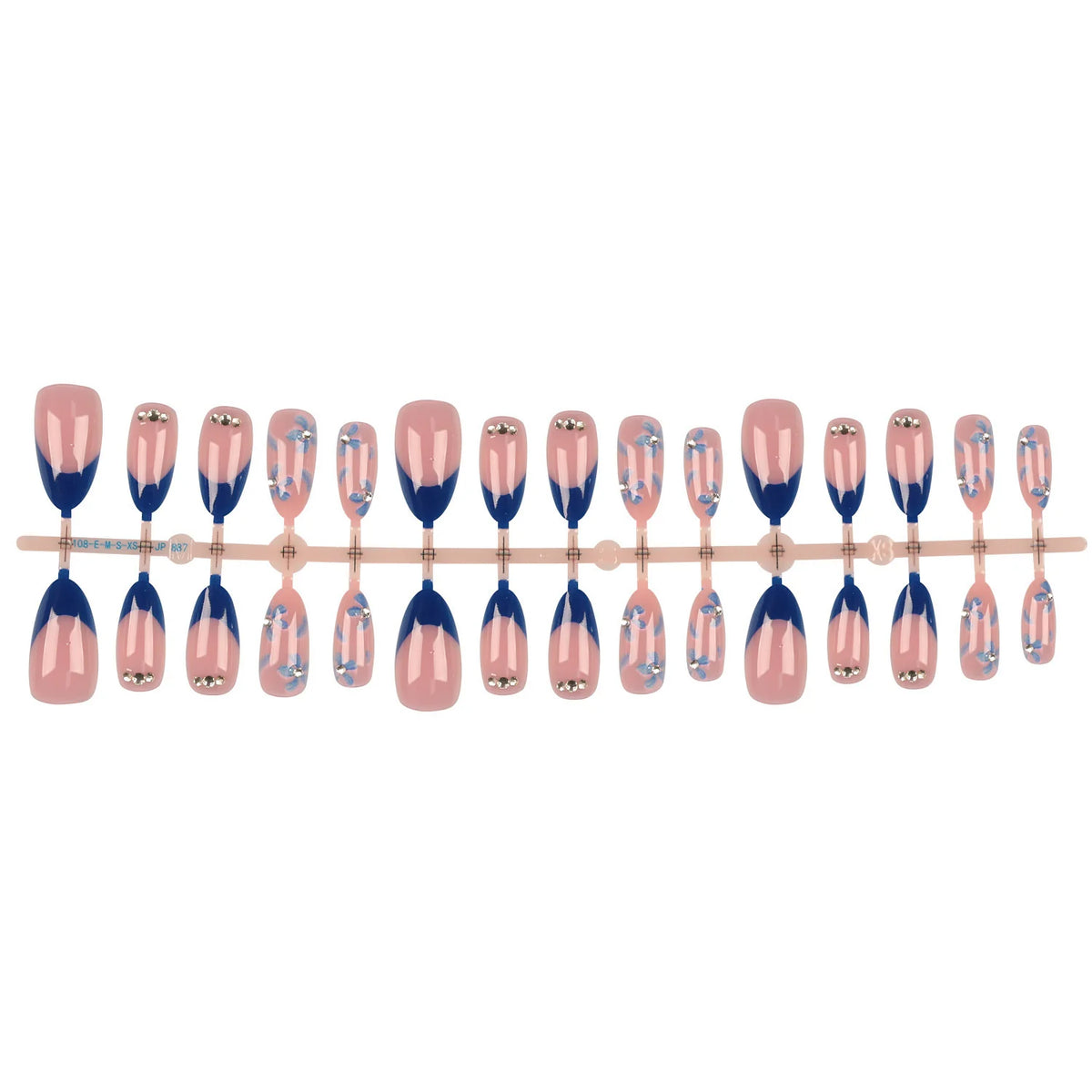 Press-On Nail Set 30 Pieces With Glue & File