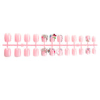 Press-On Nail Set 3D Crystal Multiple Sizes