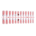 Press-On Nail Set 3D Embellished Easy Application & Reusable