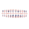 Press-On Nail Set 3D Floral Durable & Easy To Apply