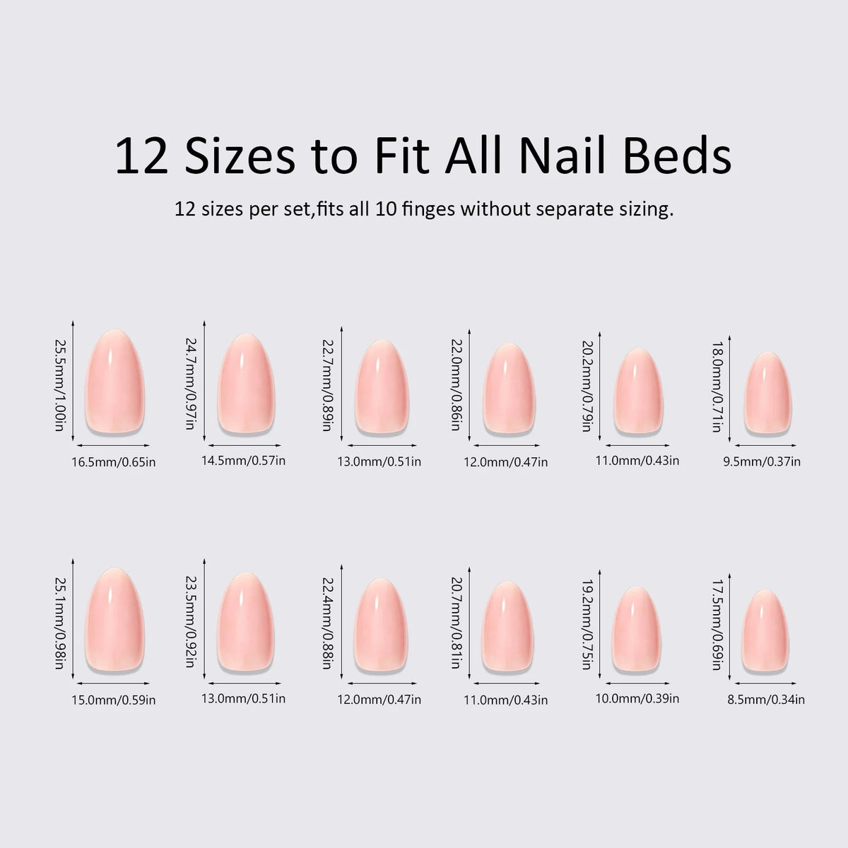 Press-On Nail Set 3D Floral Gold Accents Long-Lasting Wear