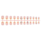Press-On Nail Set 3D Floral Pearls Long-Lasting Wear
