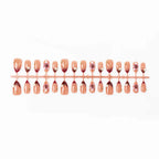 Press-On Nail Set 3D Floral Peel & Stick