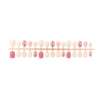 Press-On Nail Set 3D Floral Peel & Stick
