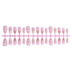 Press-On Nail Set 3D Floral & Reusable